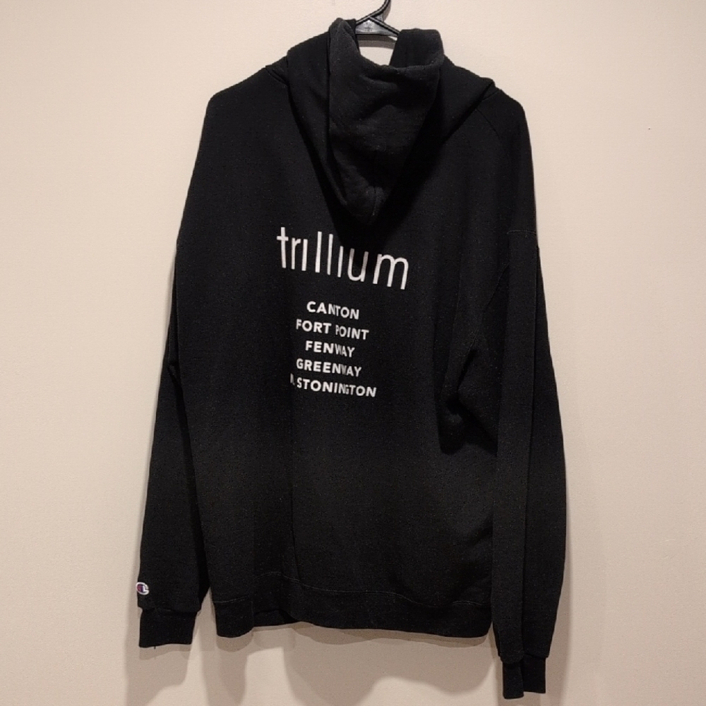 Trillium Black Graphic Hoodie - Picture 4 of 5
